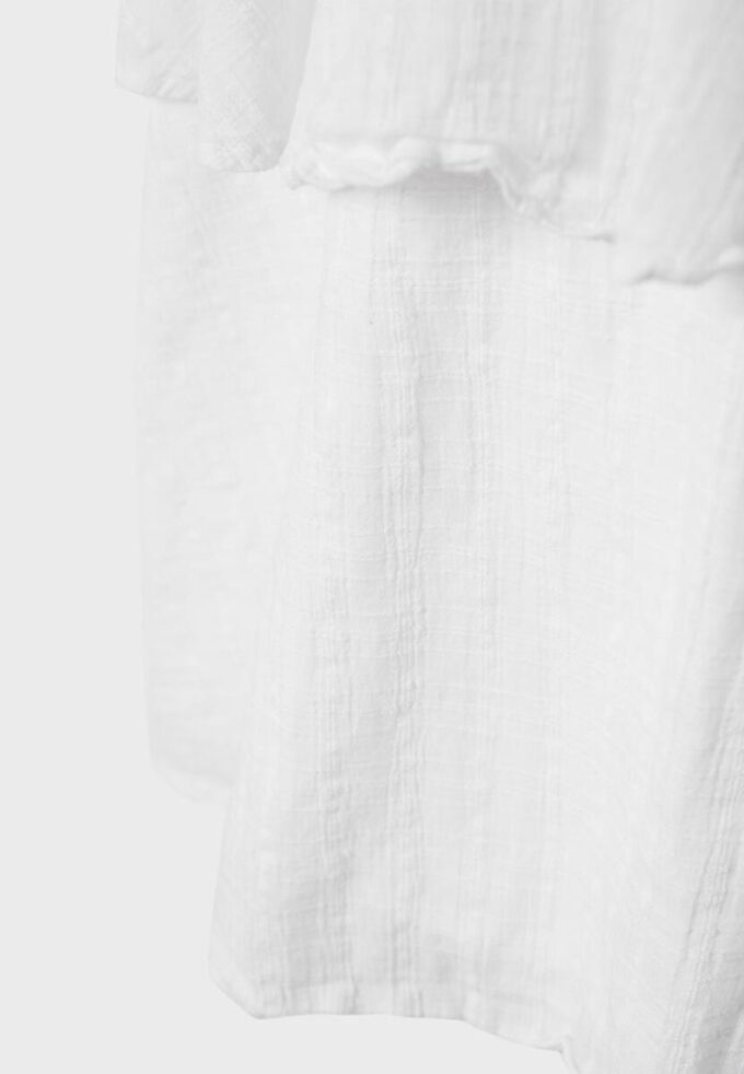 Kort kjole med volanger og stropper