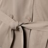Kort, løstsittende trenchcoat med belte