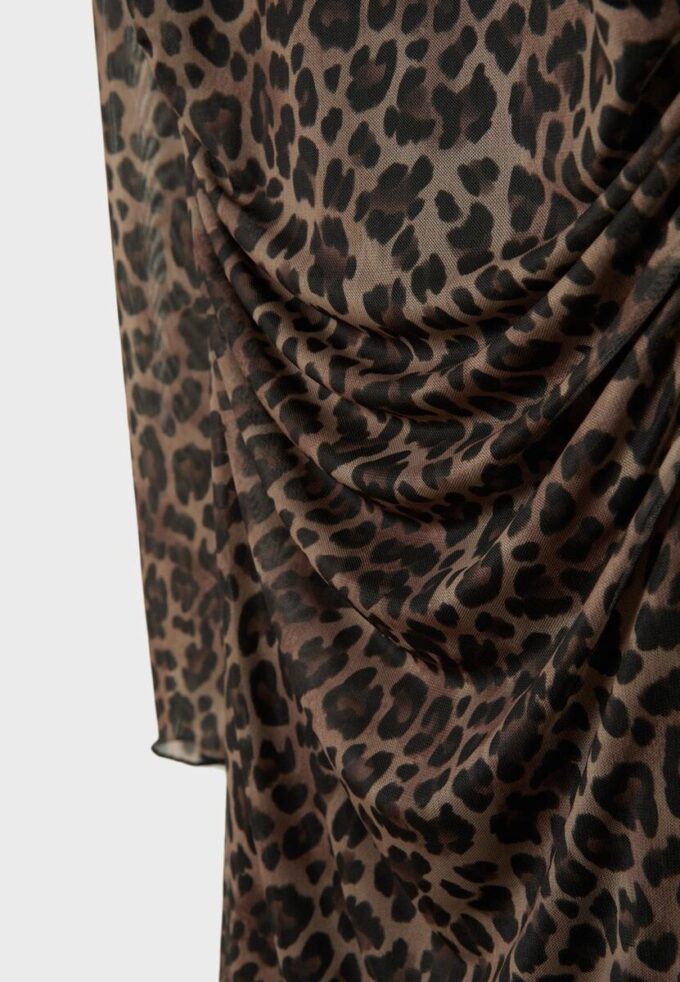 Kort mønstret tyll-kjol