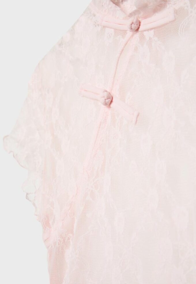 Kortærmet T-skjorte i Qipao-stil