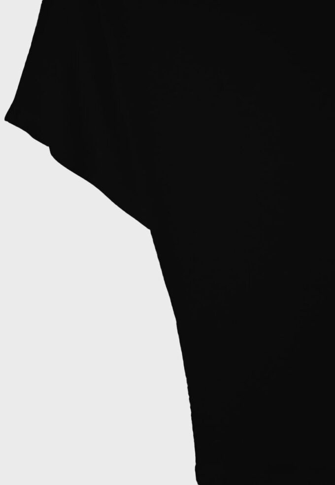 Kortærmet T-skjorte med båthals