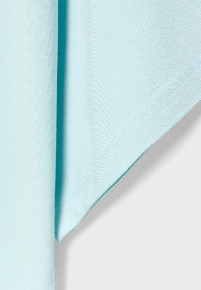 Kortærmet T-skjorte med båthals