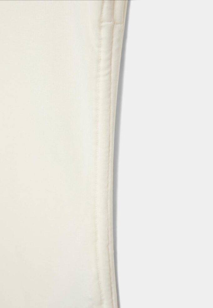 Kortærmet T-skjorte med rynk på siden