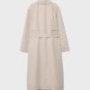 Lang, flytende trenchcoat