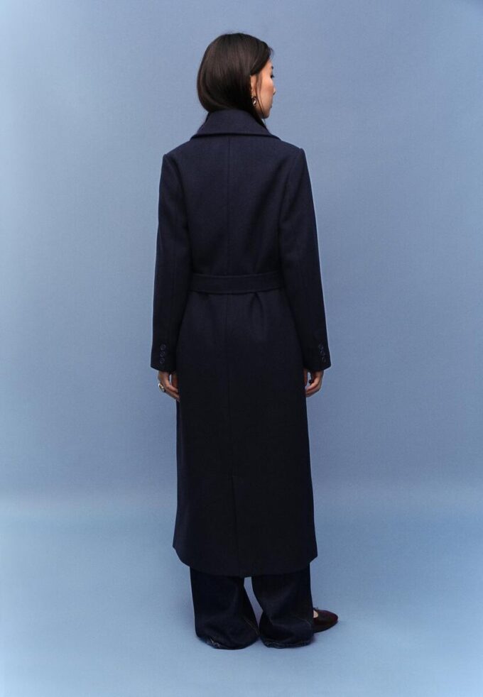 Lang kåpe med belte