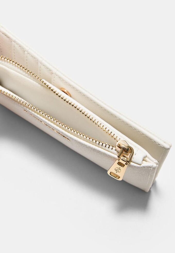 Lang Saffiano-kortlommebok som pung