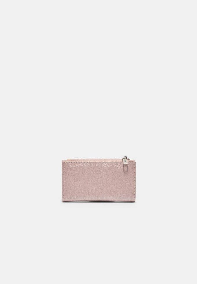 Lang, skimrende kortholderpung