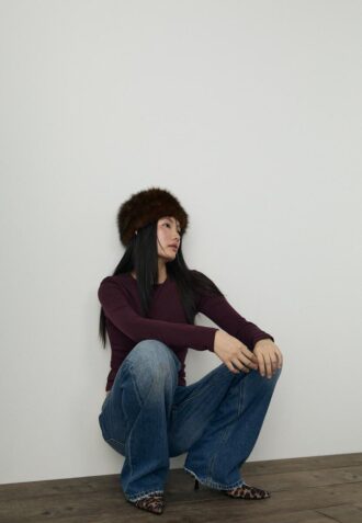 Langermet basisplagg T-skjorte