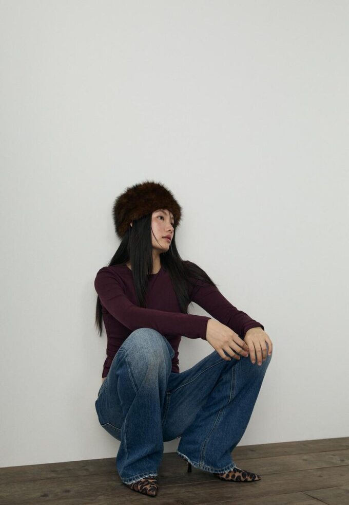 Langermet basisplagg T-skjorte