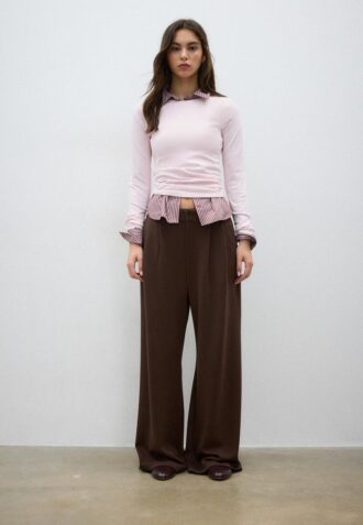 Langermet basisplagg T-skjorte