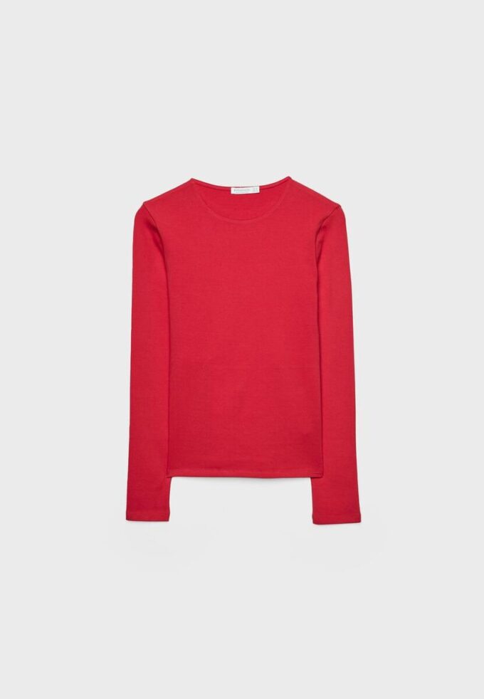 Langermet basisplagg T-skjorte