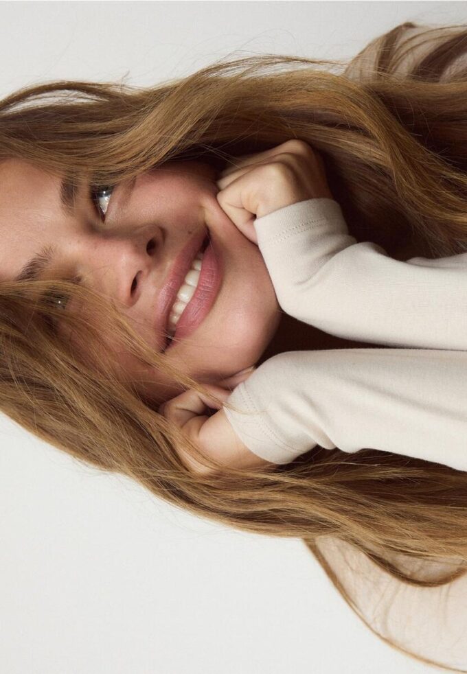 Langermet basisplagg T-skjorte