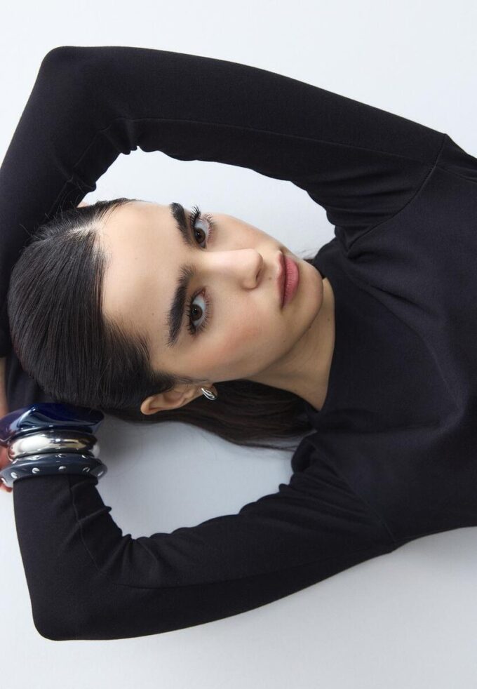 Langermet basisplagg T-skjorte