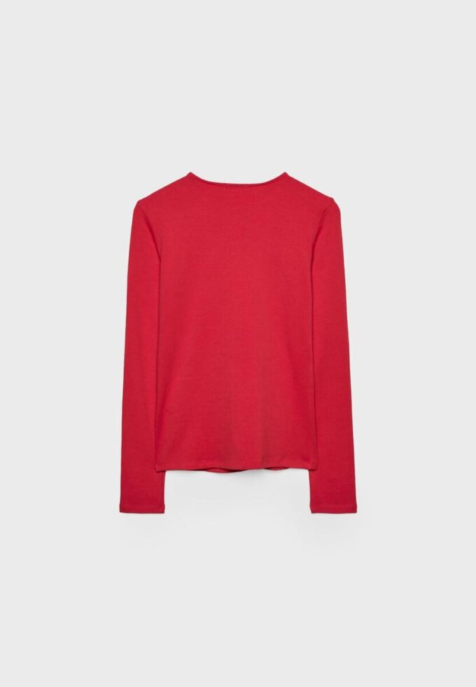 Langermet basisplagg T-skjorte