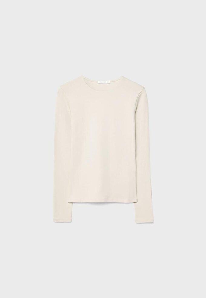 Langermet basisplagg T-skjorte