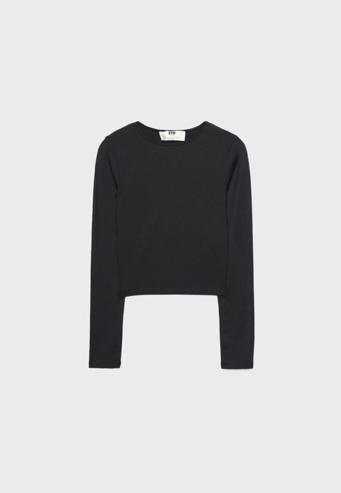 Langermet T-skjorte i polyamid