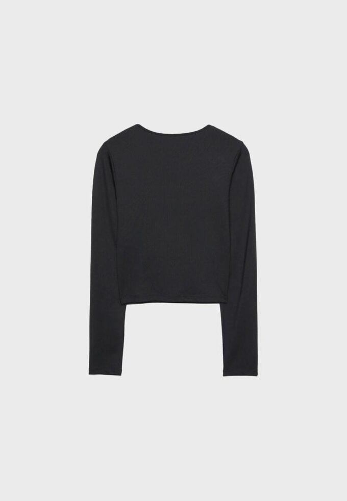 Langermet T-skjorte i polyamid