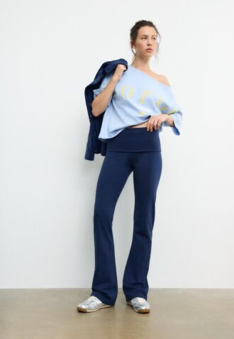 Leggings med utvidet ben