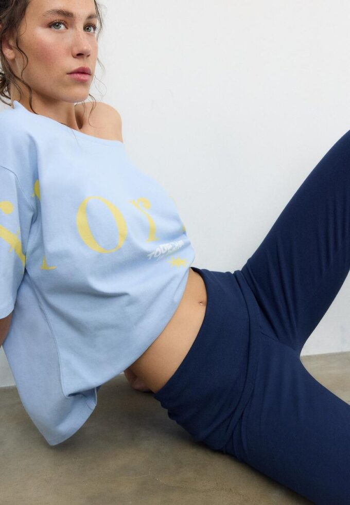 Leggings med utvidet ben