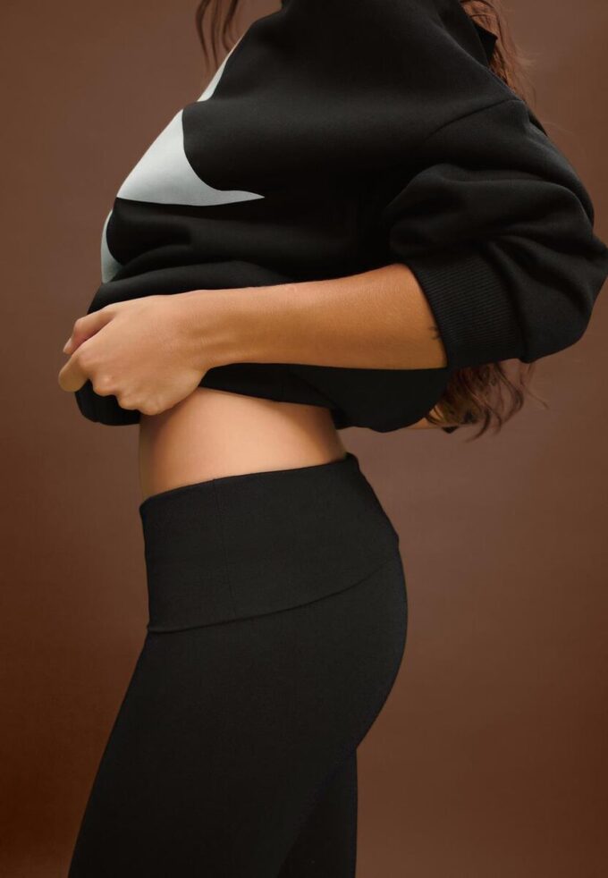 Leggings med utvidet ben