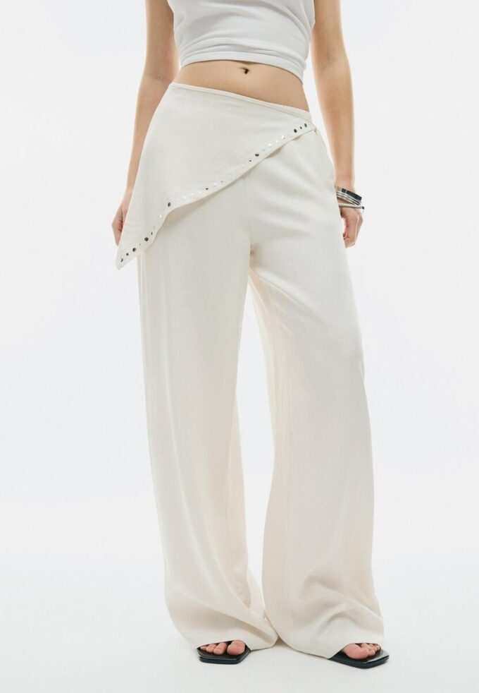 Lyocell-skjørtbukser