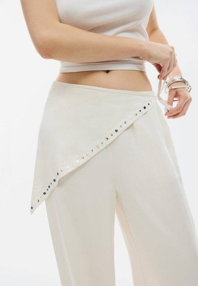 Lyocell-skjørtbukser