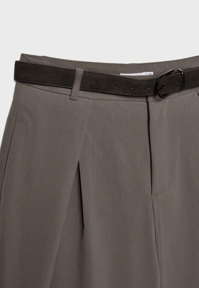 Maxi-Dart-bukser med belte