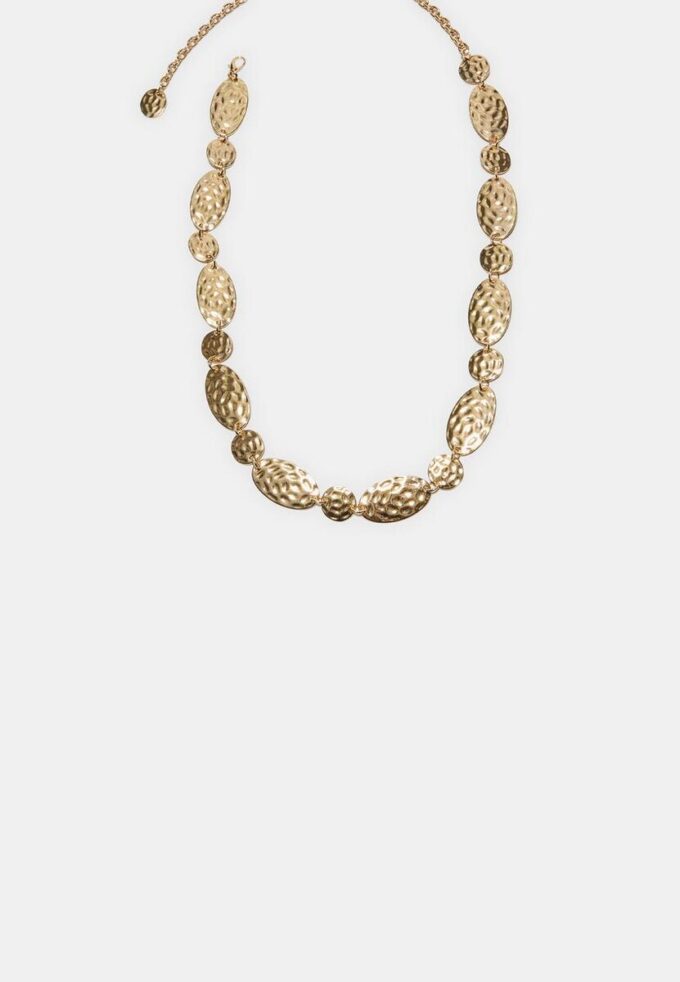 Metallbelter med ovale mynter