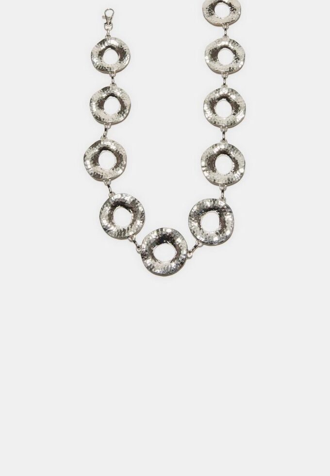 Metallbelter med runde plater