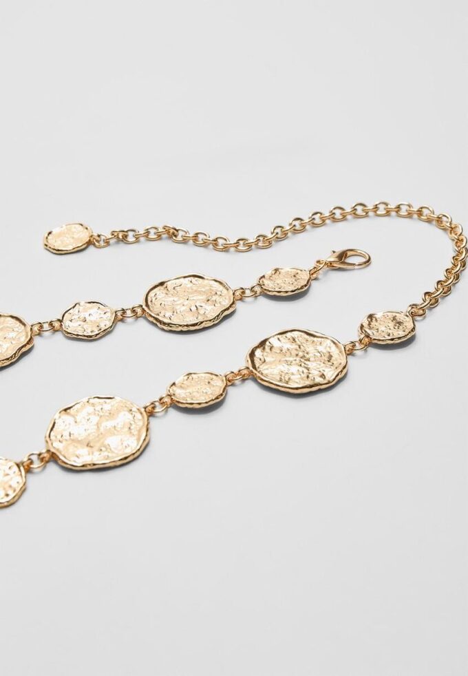 Metallbelter med runde plater