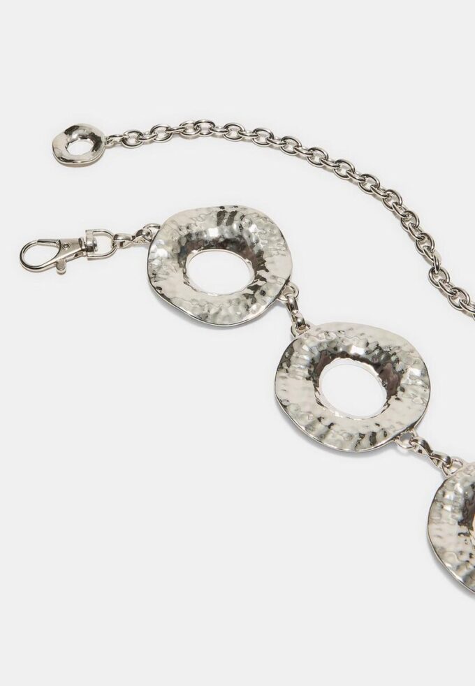 Metallbelter med runde plater