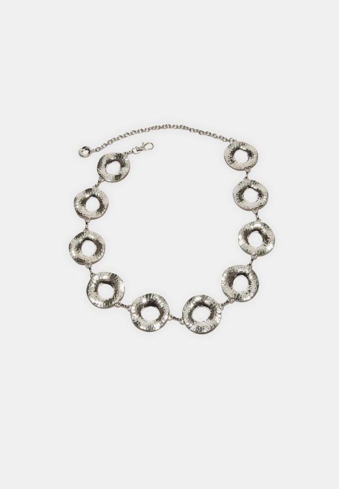 Metallbelter med runde plater