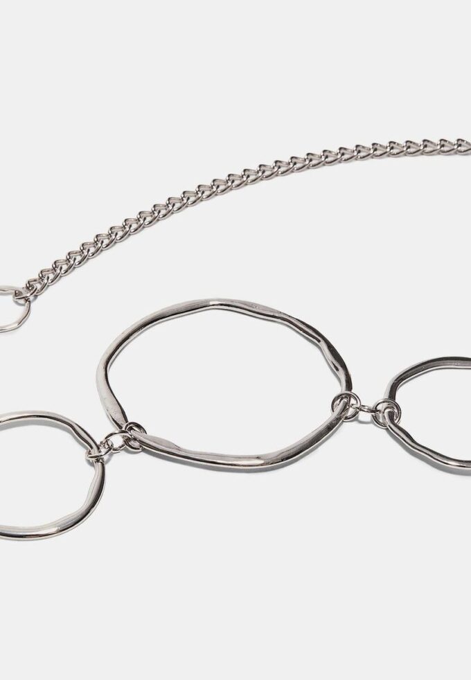 Metallbelter med store ovaler