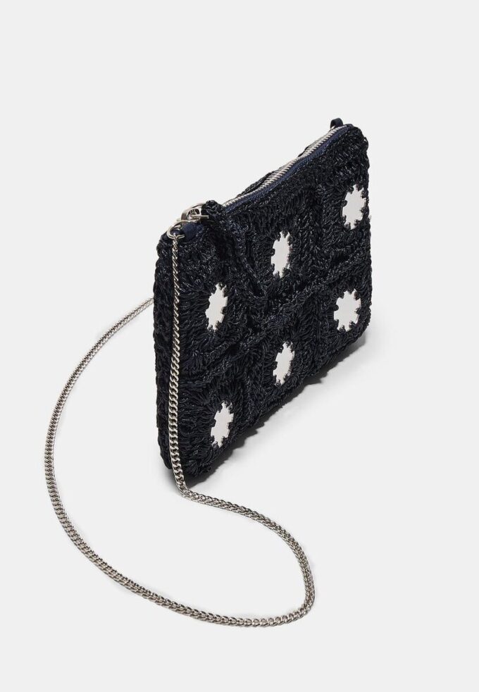 Mini Mirror Crochet Crossbody Bag