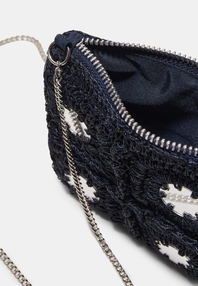 Mini Mirror Crochet Crossbody Bag