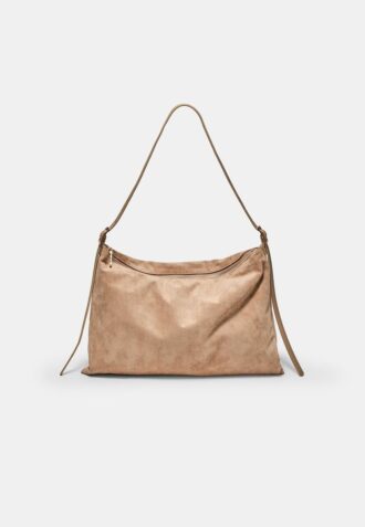 Mini Soft-Touch skulderveske med glidelåser