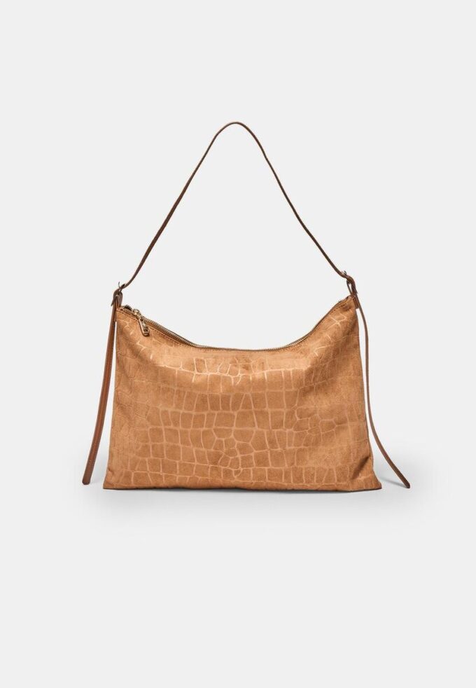 Mini Soft-Touch skulderveske med glidelåser