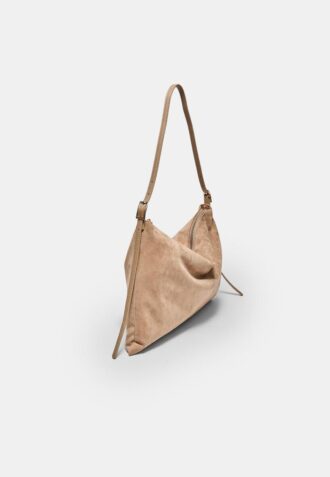 Mini Soft-Touch skulderveske med glidelåser