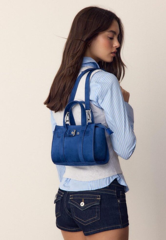 Mini-veske med spenne