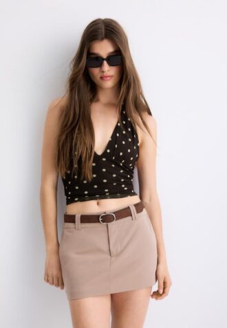 Miniskort med belte