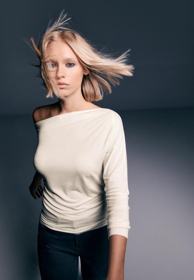 Modal asymmetrisk T-skjorte