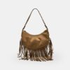 Moon-skulderveske med frynser