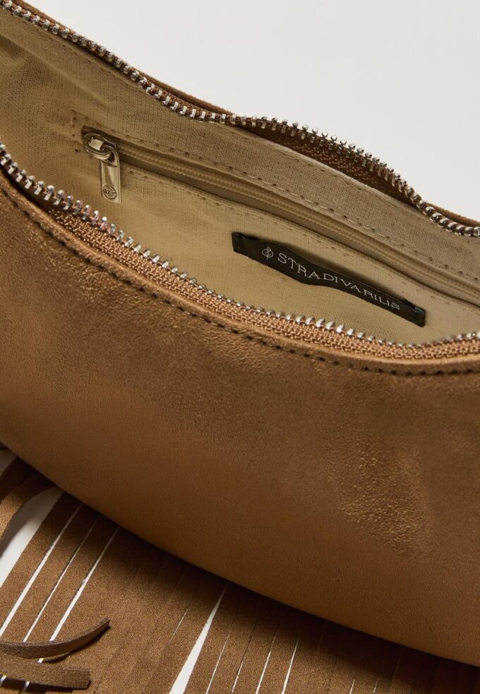 Moon-skulderveske med frynser