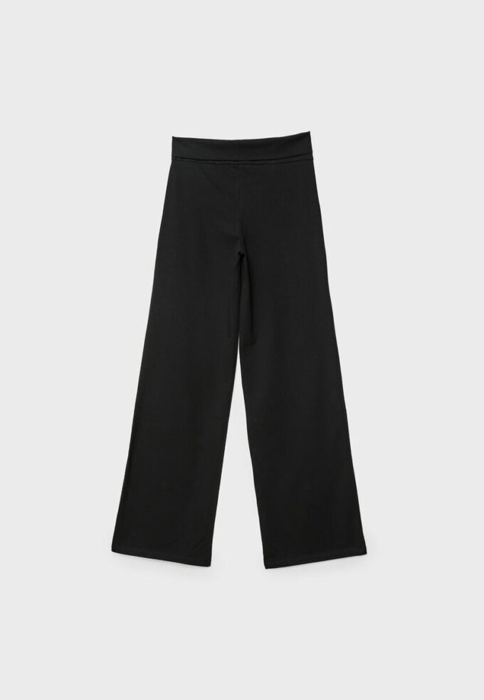 Nettbukser med brettet linning