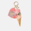 Nøkkelring med iskrem-charm