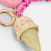 Nøkkelring med iskrem-smykke