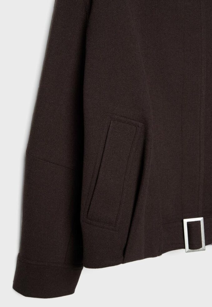 Oversize Soft-Touch bomberjakke