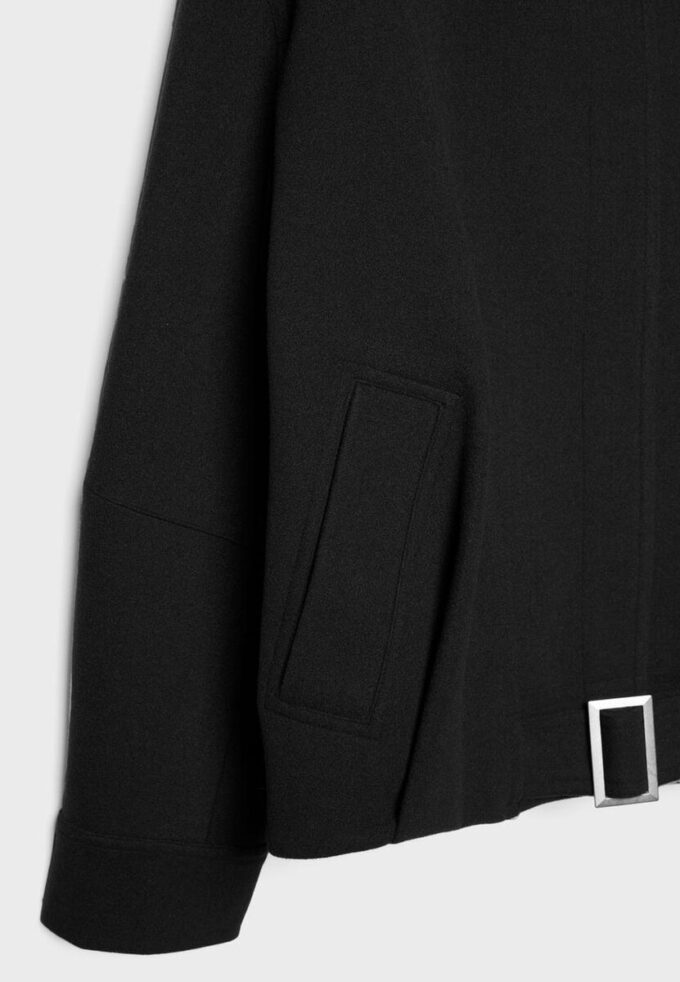 Oversize Soft-Touch bomberjakke