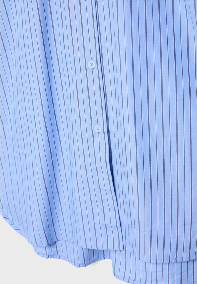 Oversize stripete skjorte