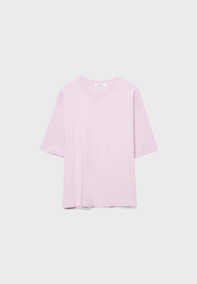 Oversize T-skjorte med korte ermer